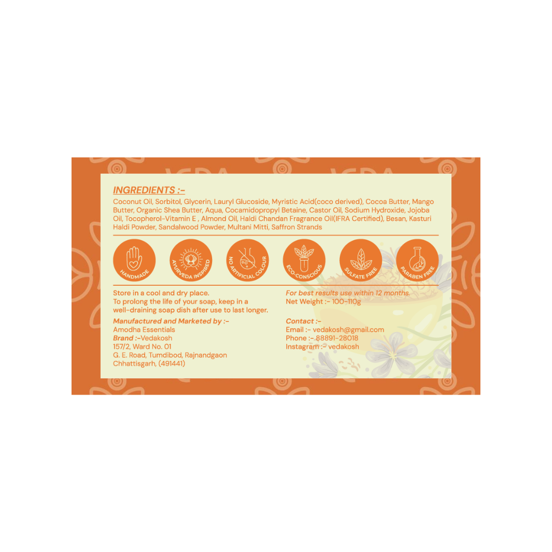 Saffron Shine Soap